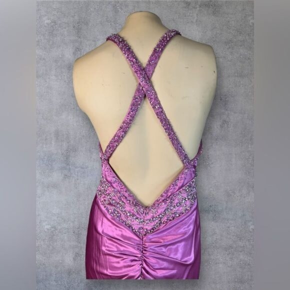 GIGI Designs Beaded Formal Gown – Perfect for Prom or Pageant - Picture 6 of 11